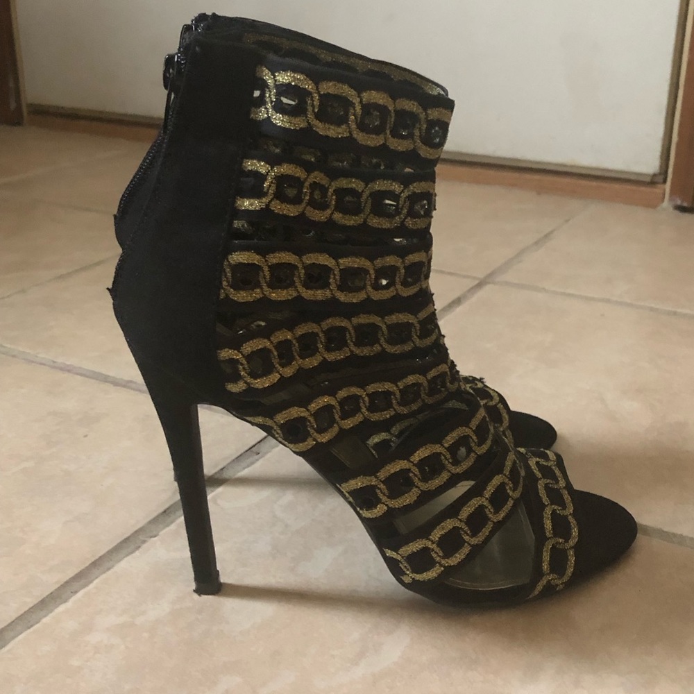 Strappy heels